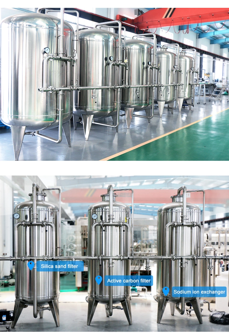 Mineral Water Bottling Filling Production Line Plant Treatment System