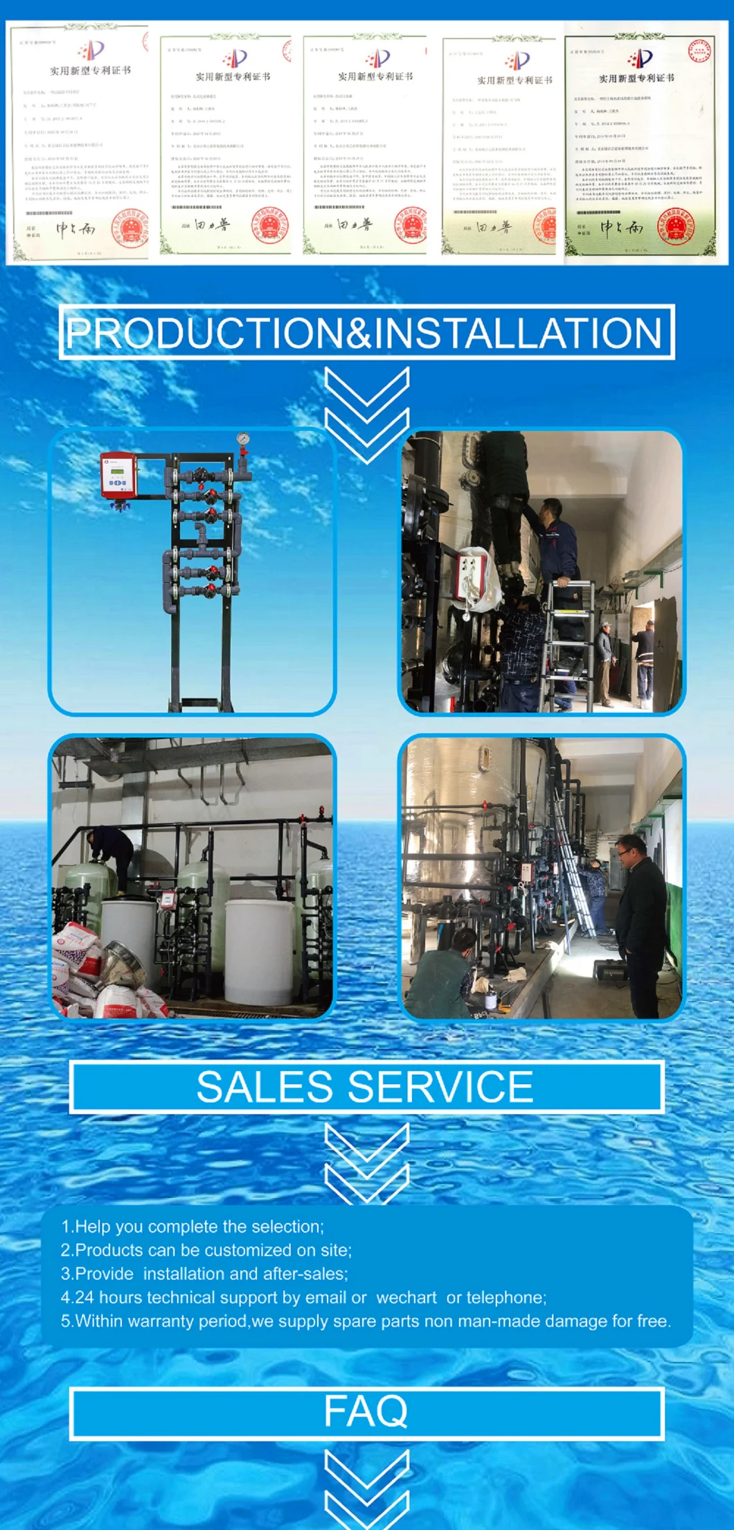 Non-Electric Automatic Hard Water Softener System for Home/Industrial/Commercial